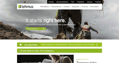 Desktop Screenshot of lehmus.fi