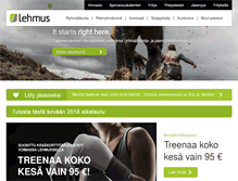 Tablet Screenshot of lehmus.fi